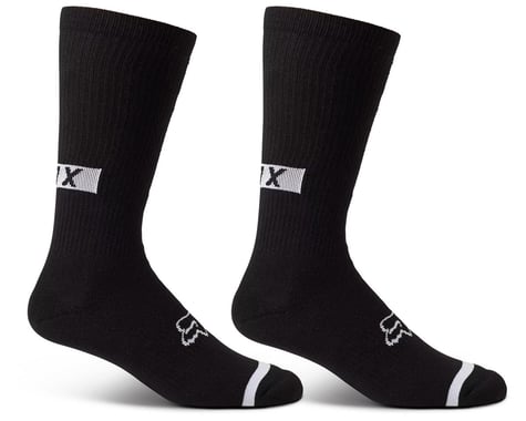 Fox Racing 10" Defend Crew Socks (Black) (S/M)
